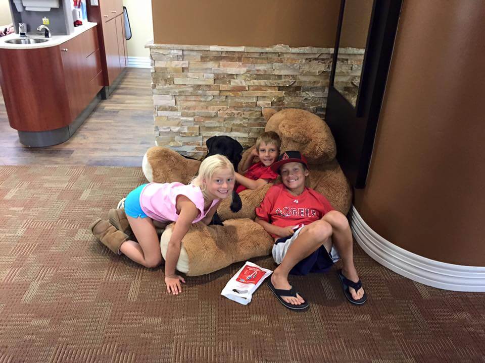 Stella and Patients at Lakefront Family Dentistry