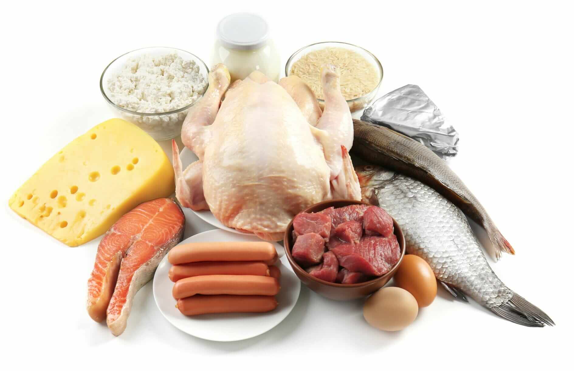 Chicken, fish, and eggs for strong bones and teeth.