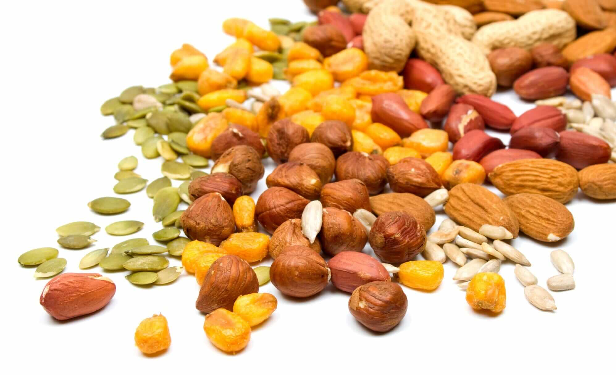 Nuts and seeds are a great source of calcium and magnesium.