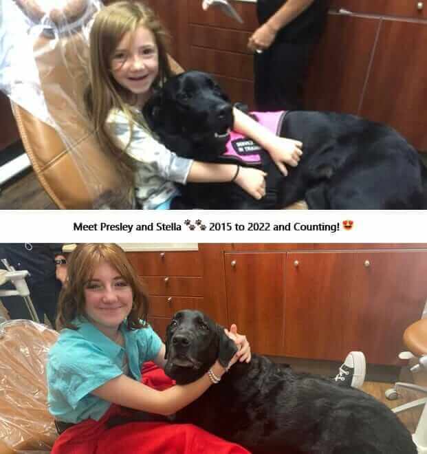 pediatric dentistry and dental therapy dog