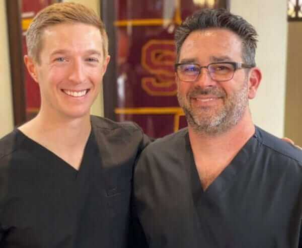 Dr. Mark Phillipe, DDS, and Dr. Derek Hauser, DDS at Lakefront Family Dentistry