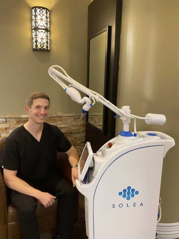 Dr. Mark Phillipe Uses the Solea Laser for Virtually Painless Tooth Fillings, Gum Treatment and Frenectomies on Babies, Teens, and Adults.